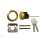 863-31 Rim Cylinder - Brass 1
