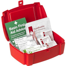 Evolution Plus HypaSoothe Emergency Burns First Aid Kit, Small with Burns Gels and Dressings - for Home, Workplace, Workshop, Catering environments