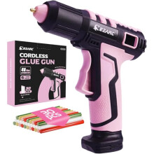 Cordless Hot Glue Gun, 15s Heating Fast Glue Gun Kit with 30 Pcs Mini Glue Gun Sticks, Automatic-Safety-Power-Off, Built-in 2500 mAh Lithium-ion for