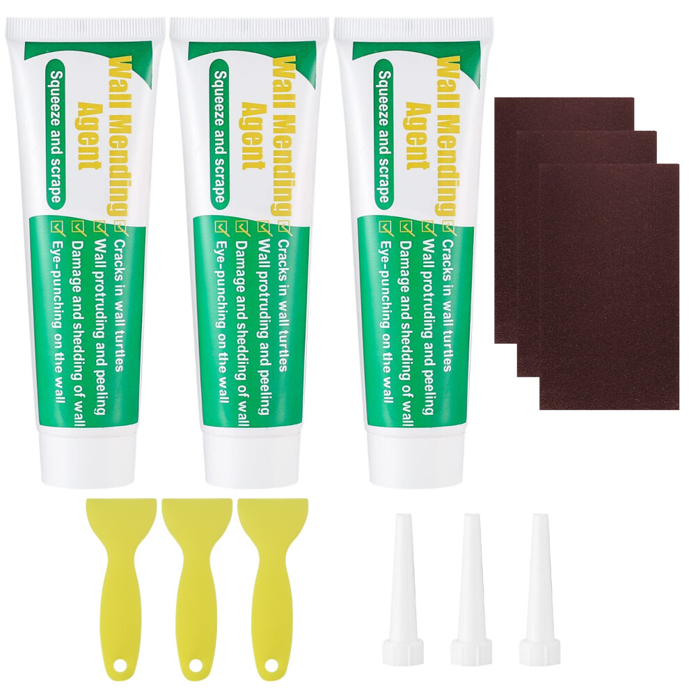 Safe Wall Mending Agent Repair Cream, Filler For Walls With Scraper, Wall Crack Filler For Nail Holes, Peeling, Graffiti, Stains, Repair Tool Indoor 785104821859