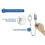 Door handle chain lockable. 5