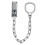 Door handle chain lockable. 1