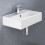 Modern Wall Hung Rectangular Counter Top Ceramic Wash Basin Sink 5