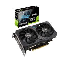 GeForce RTX 3060 12G DUAL V2 OC Gaming Graphics Card - 1867MHz Boost Clock, GDDR6, PCIe Gen 4, DLSS 2, 1x DP v1.4a, 1 x HDMI 2.1, 1 x DVI-D (Supports