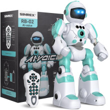 Kids Robot Toys, Remote Control Robot, Programmable with Recorded Voice Music Dance Gesture Control, Gift for Toddler Boys and Girls