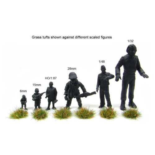 6mm Rough. Model Grass Static Tufts x117 self adhesive 1