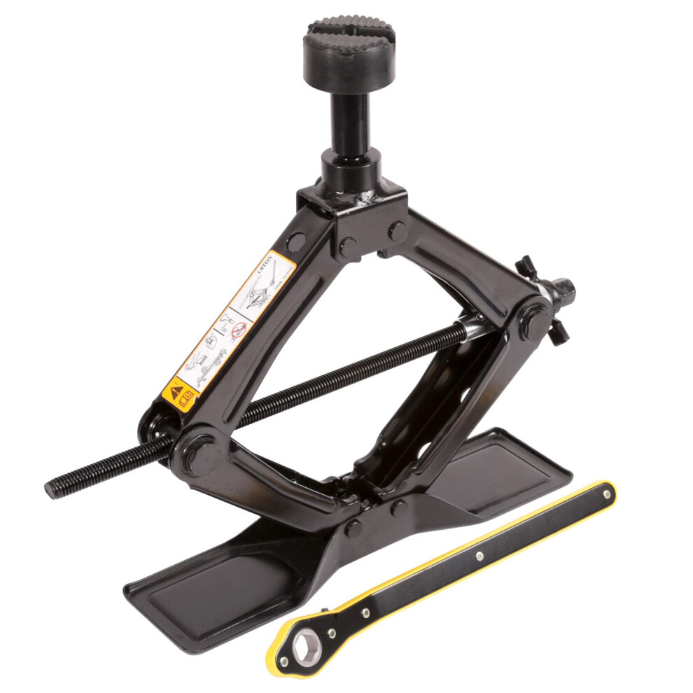 Leadstand Scissor Jack Is A Fast And Labor-Saving Design, Load 1.8 Tons, Maximum Height Is 419Mm. The Bottom Is Enlarged 8424510371542