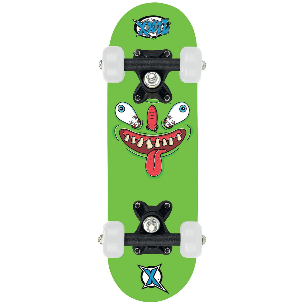 Childs Mini Skateboard - 17 Inch (Green Monster)