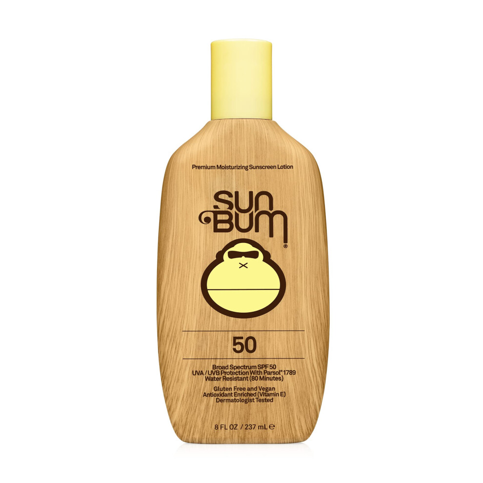 Sun Bum Cream Original Spf 50 Sun Lotion, Moisturizing Sunscreen With Vitamin E, Vegan And Reef Friendly, Broad Spectrum Uva/Uvb Protection, 237Ml