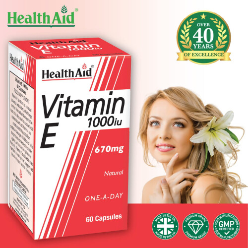 Vitamin E 1000iu - 60 Capsules 1