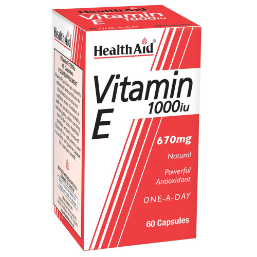 Vitamin E 1000iu - 60 Capsules