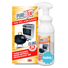 Oven Cleaner Heavy Duty Spray, 960ml - Oven Cleaning Spray & Glass Door Cleaner, Tough Baked On Foods & Grease Remover - Kitchen Cooker Cleaner for
