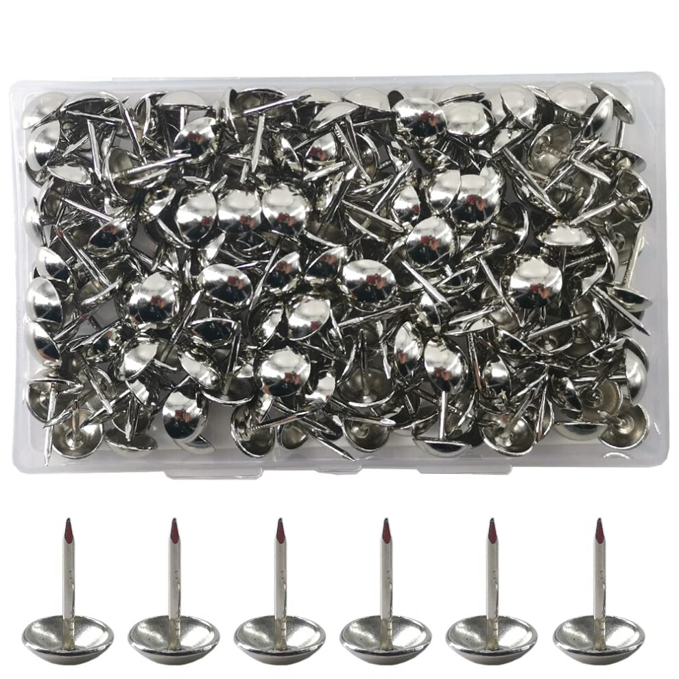 200Pcs Furniture Decorative Tacks Upholstery Tacks Pins Thumb Tack Stud Tacks Push Pinsï¼Silverï¼ 714565197388