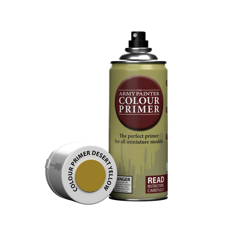 | Colour Primer | Acrylic Spray Desert Yellow 400 Ml, Miniature Painting Primer 885937499147