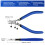 5-inch Model Nipper, Left Hand Sprue Cutter with Ultra-thin Single-edge 6