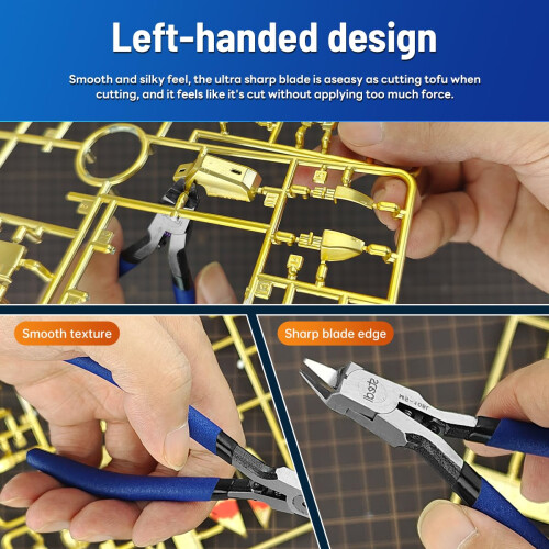 5-inch Model Nipper, Left Hand Sprue Cutter with Ultra-thin Single-edge 1