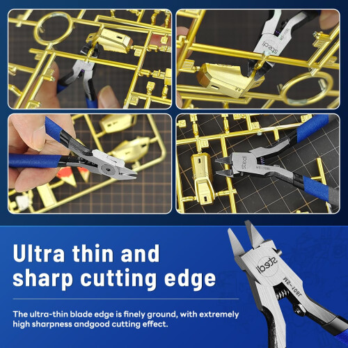 5-inch Model Nipper, Left Hand Sprue Cutter with Ultra-thin Single-edge 2