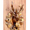 Reindeer Face Brass Door Knocker, Yellow, 3.5 x 2.5 x 6.5-Inch 3