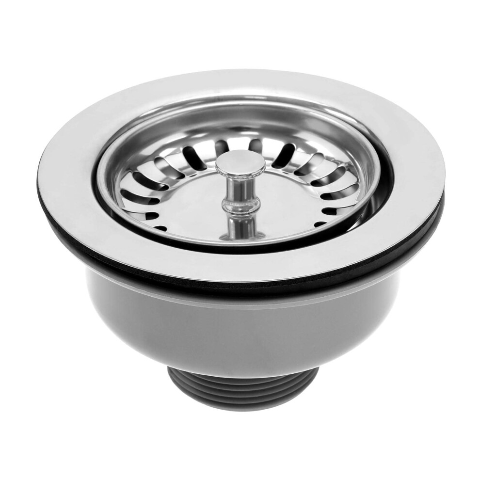 Sink Collection 114Mm Stainless Steel Kitchen Sink Basket Strainer Plug Waste For 83-90Mm Sink Diameter Kitchen Sink Accessories 4894905030530