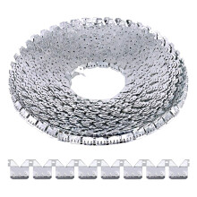 65 ft Flexible Metal Tack Strip Three-Tooth Upholstery Premium Heavy Duty Curve Ease Grip for Furniture, Chairs, Sofa, Bed Repair