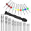 36 Pcs Mini Hand Drill Set for Crafts, Pin Vise Precision Twist Drill Bits with Mini Drill Press Vise for Delicate Manual Work, Electronic Assembling, 1