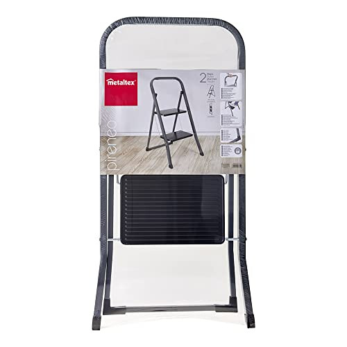 PIRENEO Folding Ladder 2 steps, single, 47x53x83 cm 2