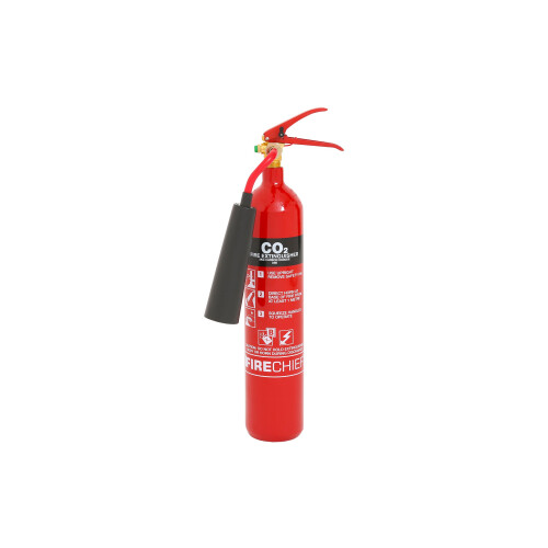 FXC2S CO2 Extinguisher, Steel, XTR, 2 kg, Red