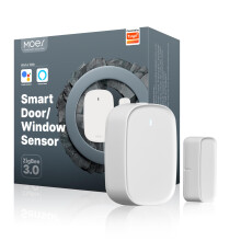 Smart Door and Window Sensor, Wireless Detector for Alarm System and Smart Home, Compatible with Smart Life/MOES APP, Works with Alexa Google Home