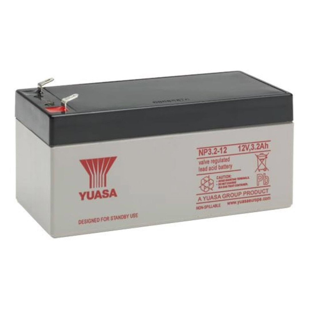 Np3.2-12 12V Lead Acid Battery, Ups Backup Alarm And Emergency Battery (Pack Of 1) 5050694017797
