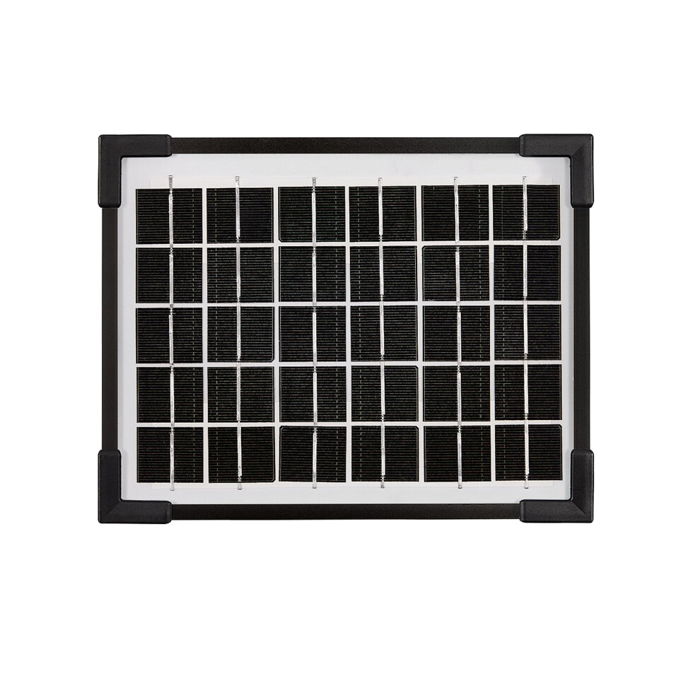 Automotive 5W Solar Panel Battery Maintainer - Monocrystalline Solar Cells: With Crocodile Clamps for Direct Charging