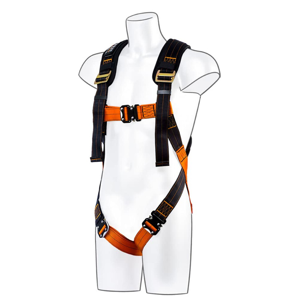 Ultra 1 Point Harness, Color: Black/Orange, Size: S/M/L, FP71K1RS/M/L