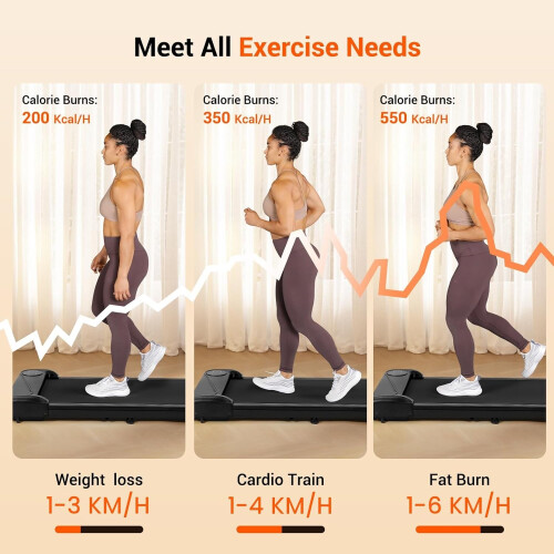 (Standard) Walking Pad Treadmill with Remote and LED Display 2