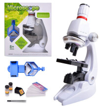 Kids Microscope 100x 400x 1200x Microscope for Children Microscopes Set Microscope Kit Kids Toys Science with Adjustable Phone Holder