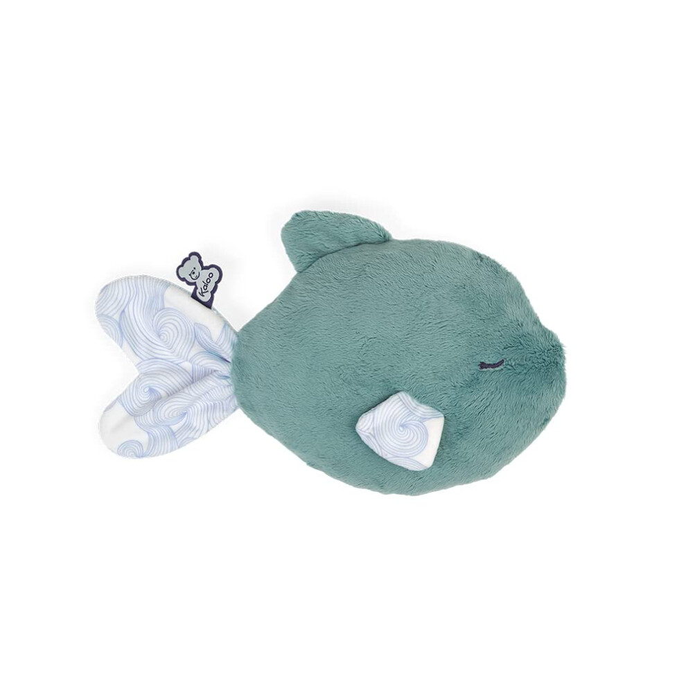 - Petit Calme - Soothing Baby Plush - Fish 9.8"/25 cm - Hot or Cold Hot Water Bottle - Very Soft Material - Removable Cover - New Born - K970703