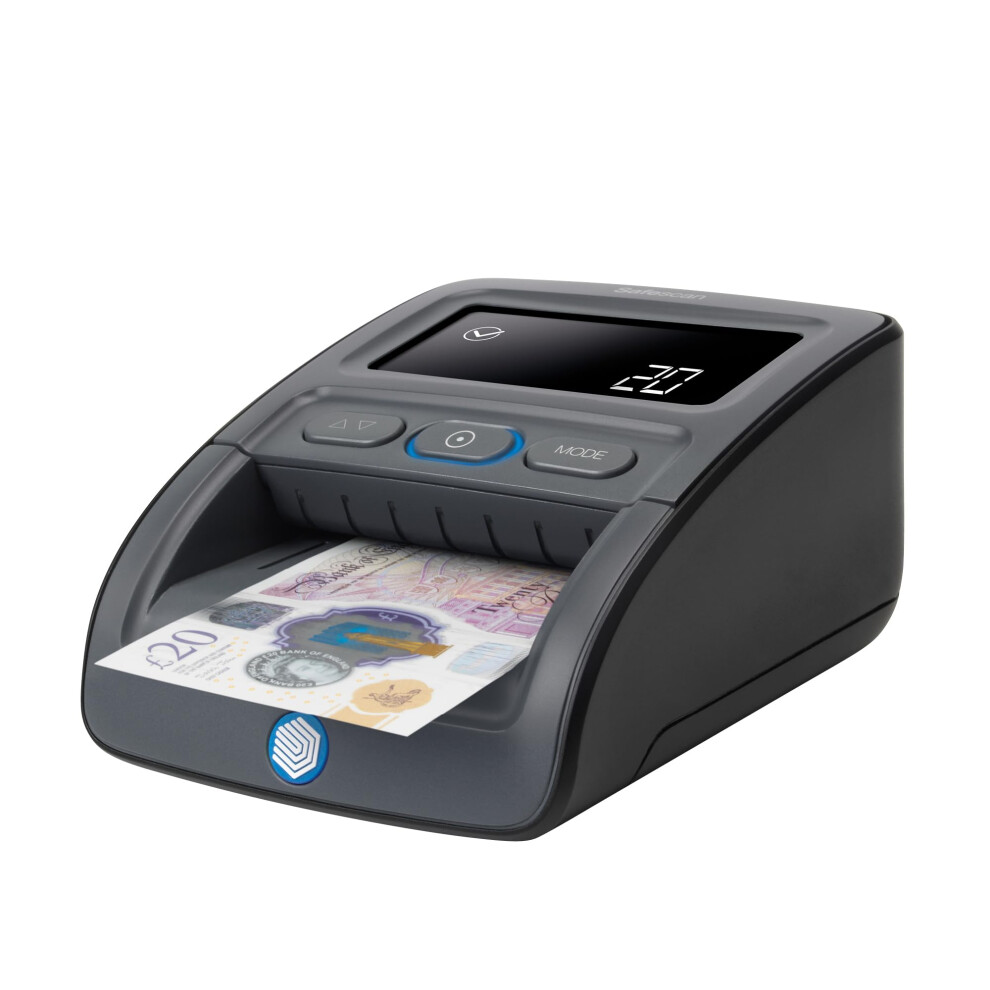Safescan 155-S Automatic Counterfeit Money Detector That Quickly Verifies Banknotes - Money Machine With 7-Point Detection - 100 Percentage Accurate Money