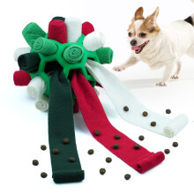 Snuffle Ball Dog Toy, Interactive Feeding Ball Portable Puzzle Toy, Slower Food for Dogs of Puppy and Medium Dogs, for Training and Boredom Relief