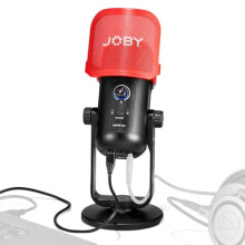Microfono - Joby - Wavo Pod JB01775 - Dinamico - Cablaggio - Nero e Rosso