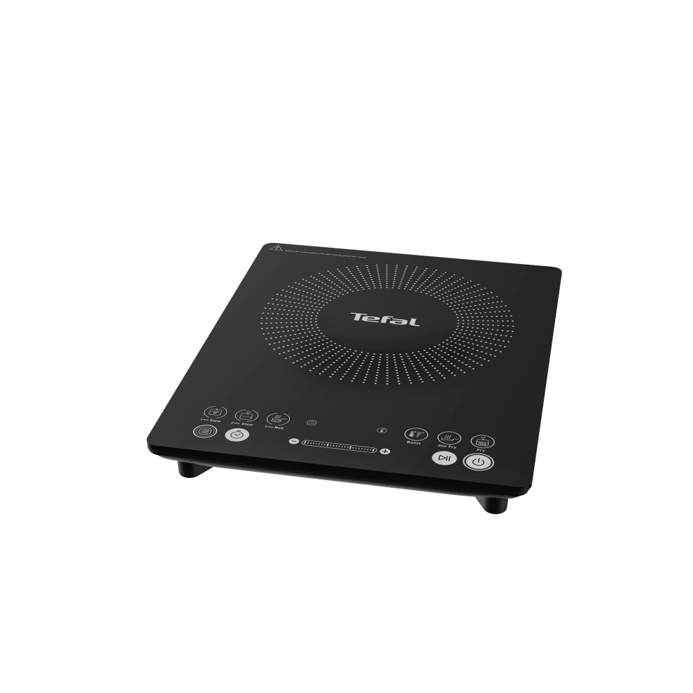 Slim Portable Induction Hob, Compact, 2100 W Power, 6 functions, Electric, Slim, Black, Easy To Clean, Black Modern Design, Cooker, Kitchen, Party