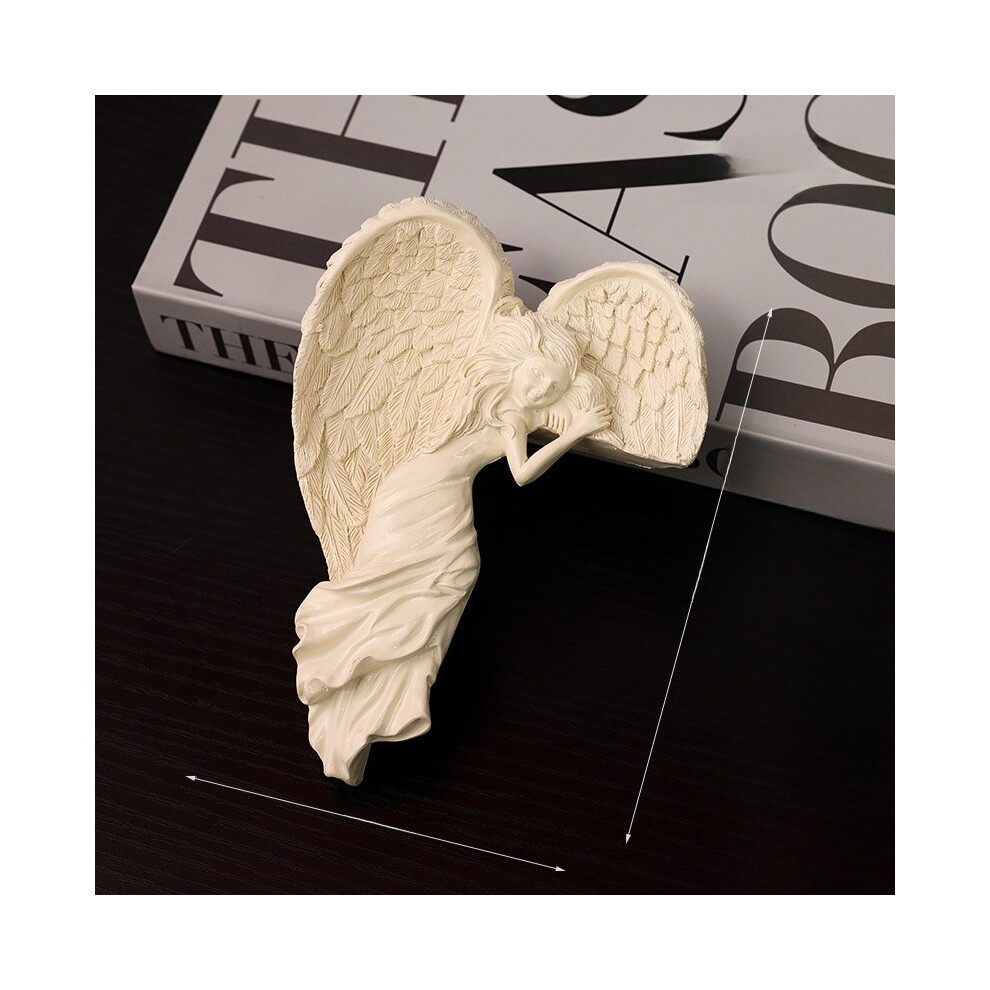 (Left)Ailes d'ange résine seuil décoration pour cadre porte maison vintage déco cadeau