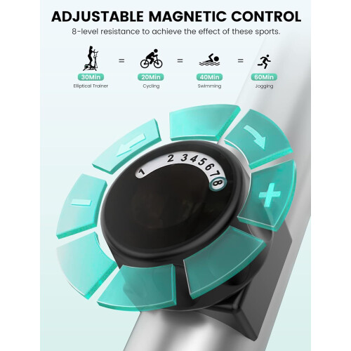 Cross Trainer Magnetic Hyper-Quiet Compact Elliptical Machine 2