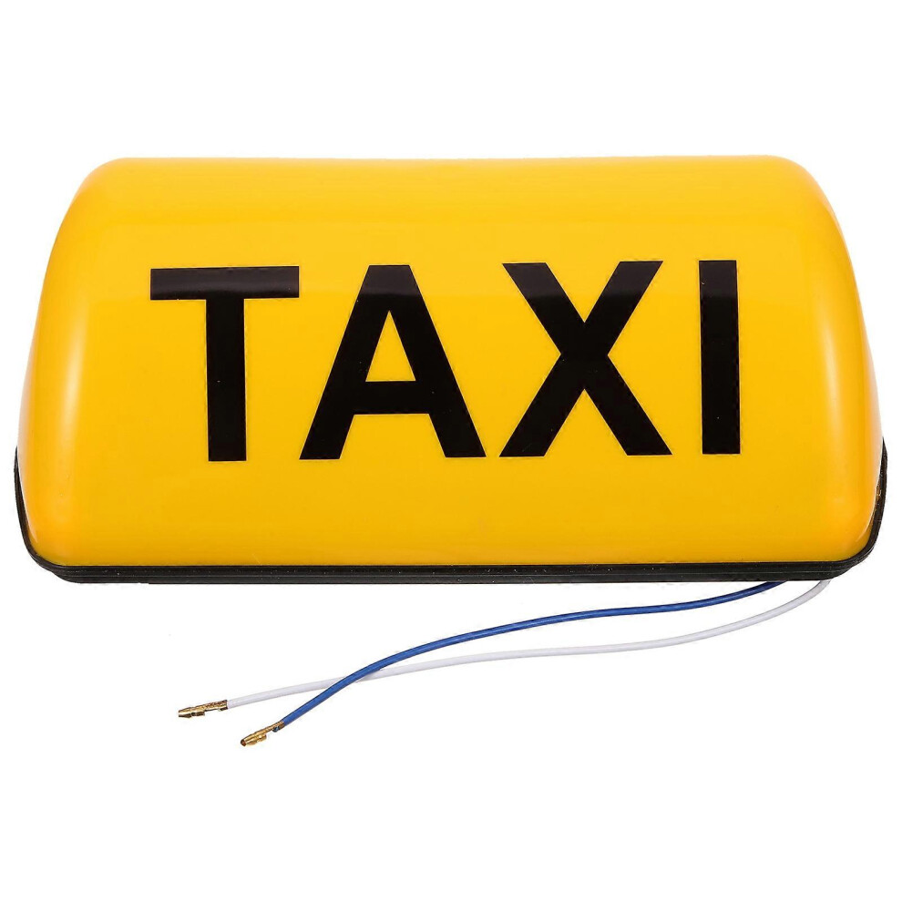 (As Show, One Size) Taxi Cab Taxi Roof Illuminated Taxi Led Sign Taxi Lamp For Taxi Roof Use Light 6974185865676