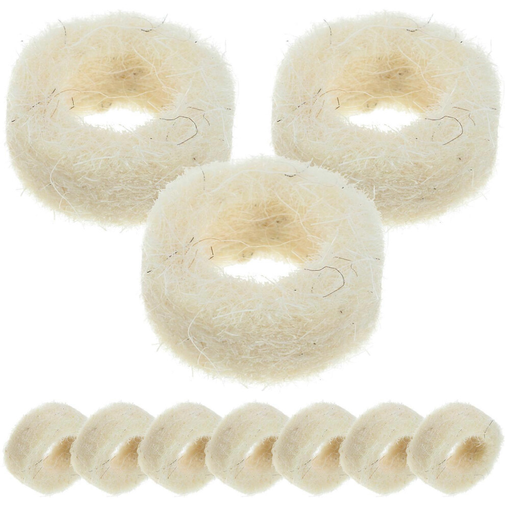 (As show, One size) 100pcs Felt Washers Replacement Round Washers Felt Pads Mechanical Replacement Accessories-image-OPC-PGYC6PV-NEW