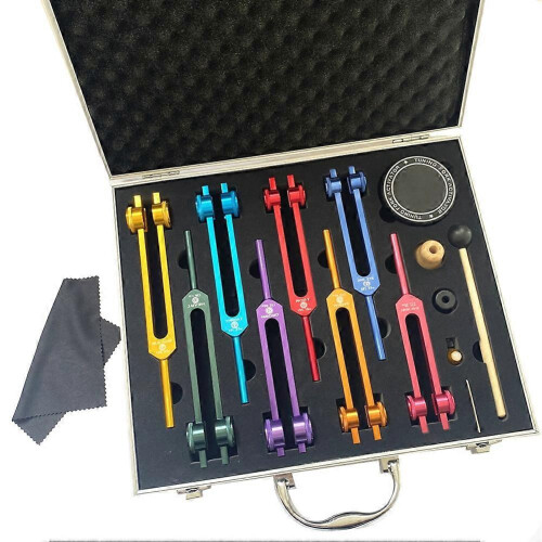 Chakra Tuning Fork Set for Healing with Tuning Fork Activator, for Healing, Sound Therapy, Keep Bod 2