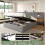5ft King Upholstered Bed with Charging Station and Reading Light, Grey 5