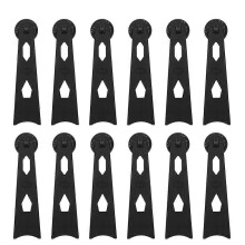 (As show, One size) 12 Pcs Arts & Crafts Easels Artcraft Easel Back Photo Frame Brackets Picture Stand Photo Frame Display Stand