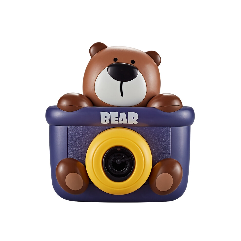 Cute Porous Electric Bear Bubble machine Kid Toy Automatic Soap Blower with Lights Music Summer Outdoor Party Games toys
