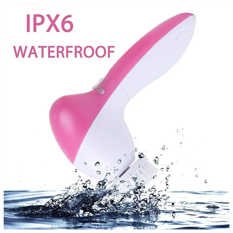 Unbrandae 5 In 1 Electric Facial Cleaner Wash Face Brusher Hand Skin Massager