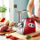Living And Home (Red) 2800W Electric Manual Meat Grinder Kitchen Tool 3