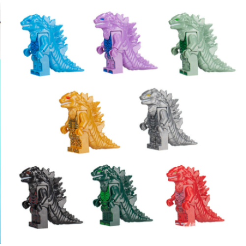 8Pcs Godzilla Mini Figures Dc Set Fit Lego