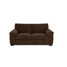 (3 Seater, Chocolate) Amalfi Jumbo Cord 3 Seater and 2 Seater Sofa